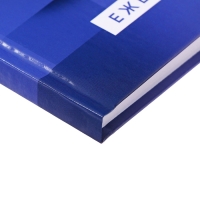 Ежедневник недатированный А5, 128 листов "СИНИЙ", твёрдая обложка, глянцевая ламинация