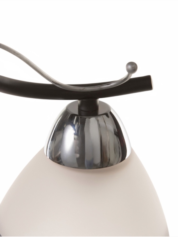 Люстра "Лайма" 2хЕ27 40Вт черно-хромовый 50х15х24 см