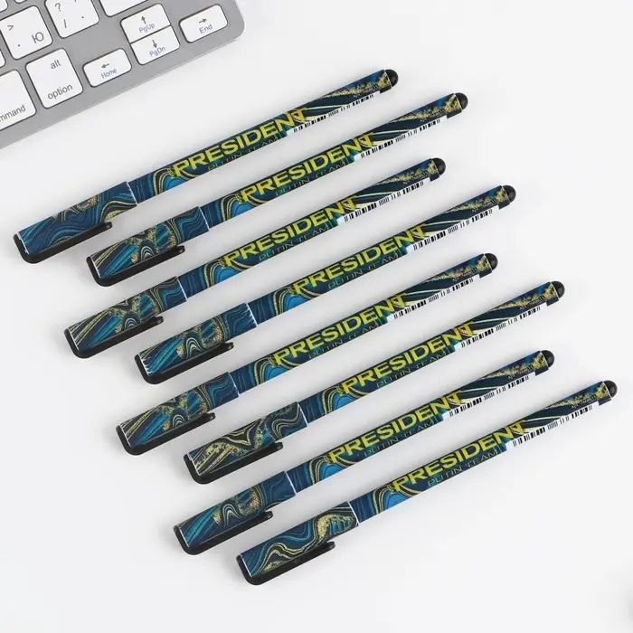 Ручка пластик с колпачком шариковая &laquo;Достояние. Россия в каждом из нас&raquo;, синяя паста, 0.7 мм