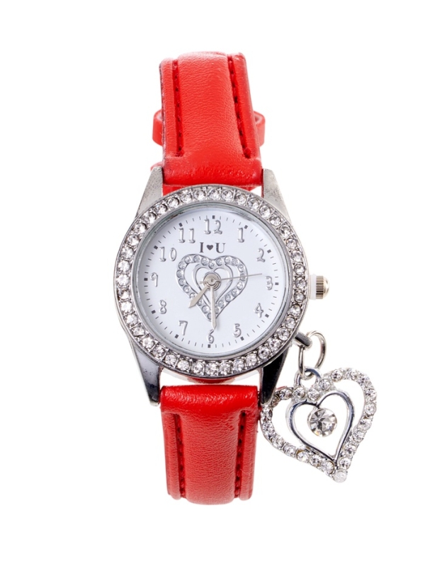 Часы женские наручные, циферблат d-2.7 см, ремешок из экокожи