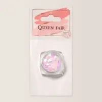 Пайетки для декора &laquo;Лепестки&raquo;, голографические, белые