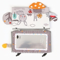 Развивающий складной коврик с книжкой - шуршалкой 3 в 1 &laquo;Зверята&raquo;, Крошка Я