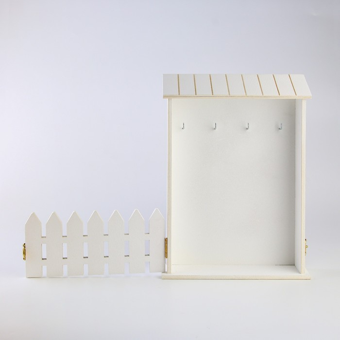 Ключница настенная &laquo;Белая&raquo;, 22,5 х 30,5 х 5,7 см.