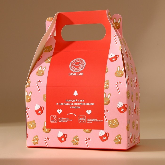 Соль для ванны &laquo;Исполнения желаний&raquo;, 500 г, аромат хрустящего печенья, Новый Год