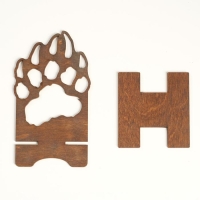 Подставка под телефон "Лапа", 15х8 см, дерево Подставка под телефон "Лапа", 15х8 см, дерево