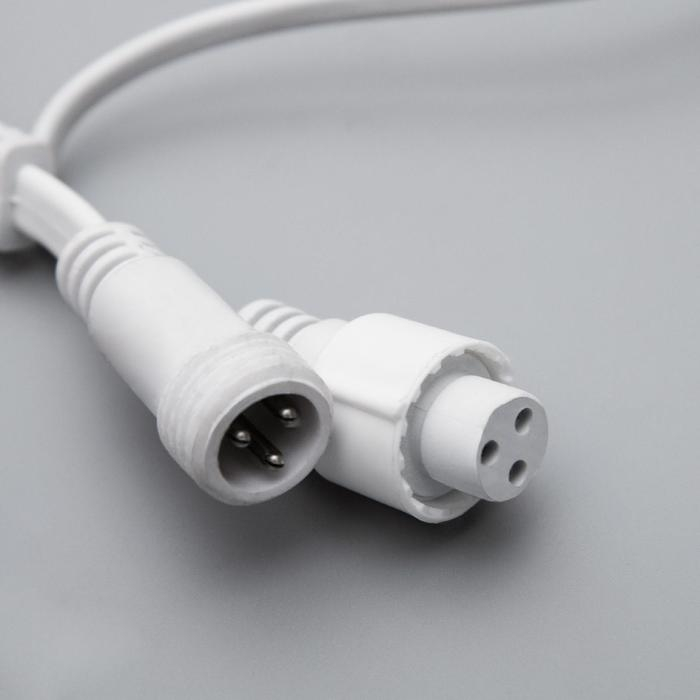 Гирлянда &laquo;Занавес&raquo; 2 х 1.5 м, IP65, УМС, белая нить, 360 LED, свечение тёплое белое, 220 В