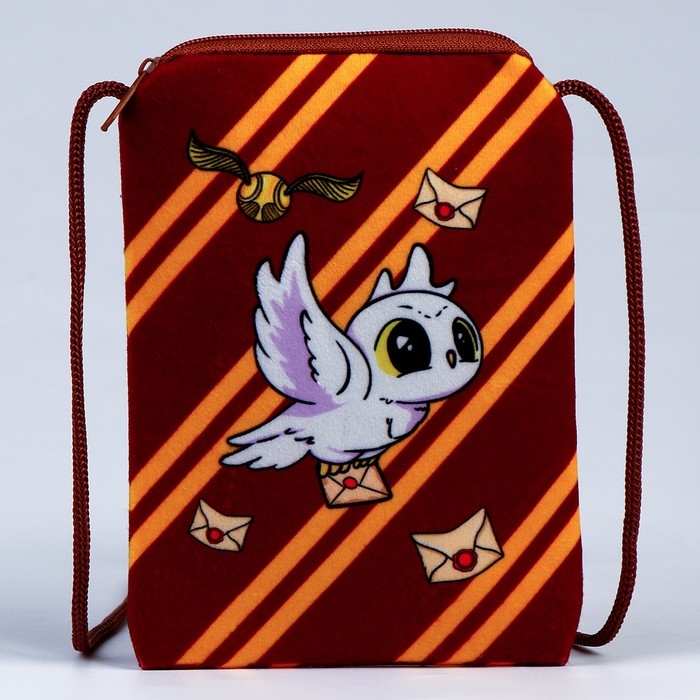 Сумка детская плюшевая Сумка детская плюшевая "Волшебная сова" плоская