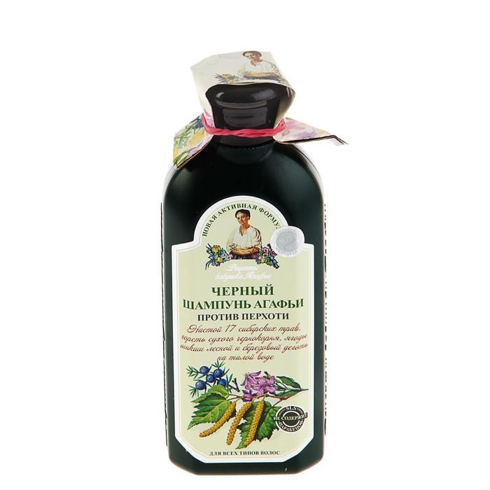 Шампунь для волос Шампунь для волос "Рецепты бабушки Агафьи" против перхоти, 350 мл