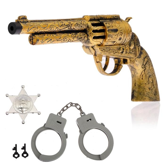 Набор ковбоя «Дикий Запад», цвета МИКС Набор ковбоя «Дикий Запад», цвета МИКС