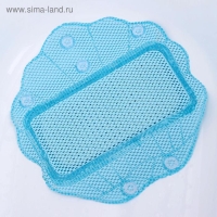 Подушка для ванны с присосками &laquo;Лотос&raquo;, 33&times;33 см, цвет МИКС