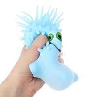 Мяч детский резиновый ёжка световой &laquo;Улыбака&raquo;, цвета МИКС, в шоубоксе