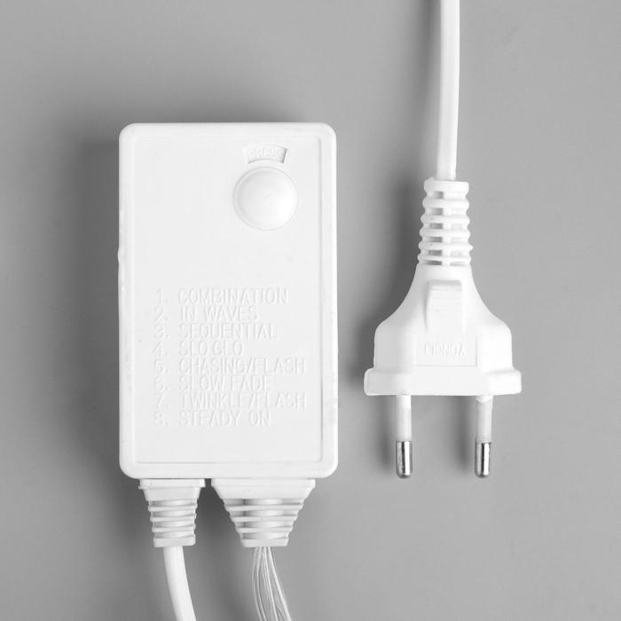 Гирлянда «Водопад» 2 × 3 м, IP44, УМС, белая нить, 800 LED, свечение белое, 8 режимов, 220 В Гирлянда «Водопад» 2 × 3 м, IP44, УМС, белая нить, 800 LED, свечение белое, 8 режимов, 220 В