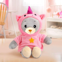 Мягкая игрушка &laquo;Медвежонок Лаппи - единорожка&raquo;, 22 см