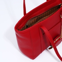 Сумка женская тоут на молнии, цвет красный Сумка женская тоут на молнии, цвет красный