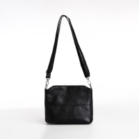 Сумка кросс-боди на молнии, цвет чёрный Сумка кросс-боди на молнии, цвет чёрный