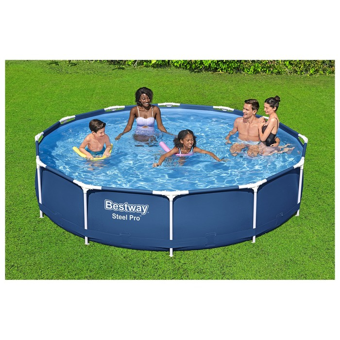 Бассейн каркасный Steel Pro, 366 см, x 76 см, 56706 Bestway Бассейн каркасный Steel Pro, 366 см, x 76 см, 56706 Bestway