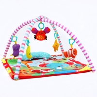 Развивающий коврик с дугами &laquo;Слоник и друзья&raquo;, квадратный, Крошка Я