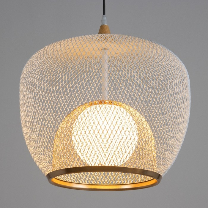 Светильник BayerLux "Маура" Е27 40Вт бело-золотой 40х40х32-132см