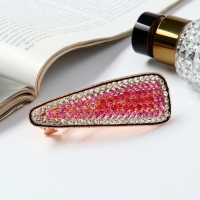 Заколка-автомат для волос "Сильвия" геометрия, 9 см