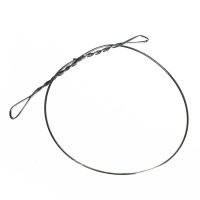 Поводок &laquo;Струна&raquo;, диаметр 0.45 мм, тест 20 кг, 25 см, 5 шт.