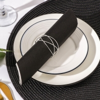 Кольцо для салфетки Universe, 5×5×2,5 см, цвет серебряный Кольцо для салфетки Universe, 5×5×2,5 см, цвет серебряный