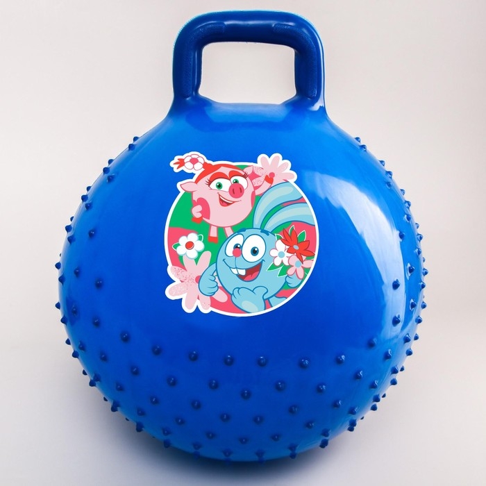 Мяч прыгун Смешарики &laquo;Крош и Нюша&raquo;, d=45 см, 350 г, цвет МИКС