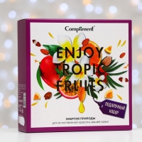 Подарочный набор косметики Compliment Enjoy Tropic Fruits№ 1400: гель для душа, 200 мл, гоммаж для лица, 80 мл Подарочный набор косметики Compliment Enjoy Tropic Fruits№ 1400: гель для душа, 200 мл, гоммаж для лица, 80 мл