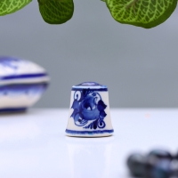 Сувенир &laquo;Напёрсток&raquo;, 3 см, гжель