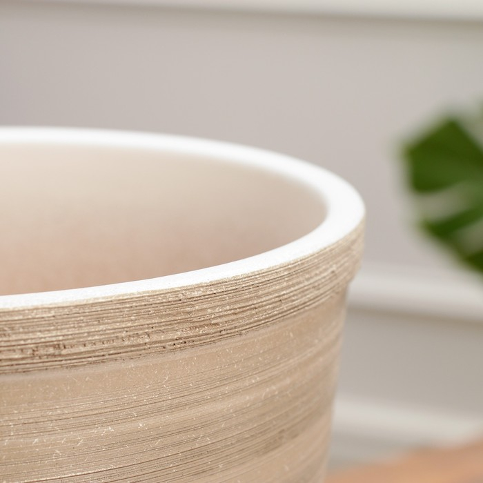 Горшок цветочный "Степь" с поддоном 8л