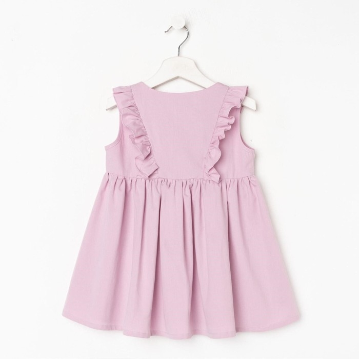 Платье детское на пуговицах KAFTAN, р. 36 (134-140), лиловый Платье детское на пуговицах KAFTAN, р. 36 (134-140), лиловый