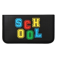 Пенал 1 секция 115 х 205 х 30 мм, Calligrata "School", ламинированный картон Пенал 1 секция 115 х 205 х 30 мм, Calligrata "School", ламинированный картон