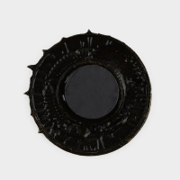 Магнит новогодний &laquo;С Новым годом&raquo; на Новый год на Новый год, диам. 4 см, зол