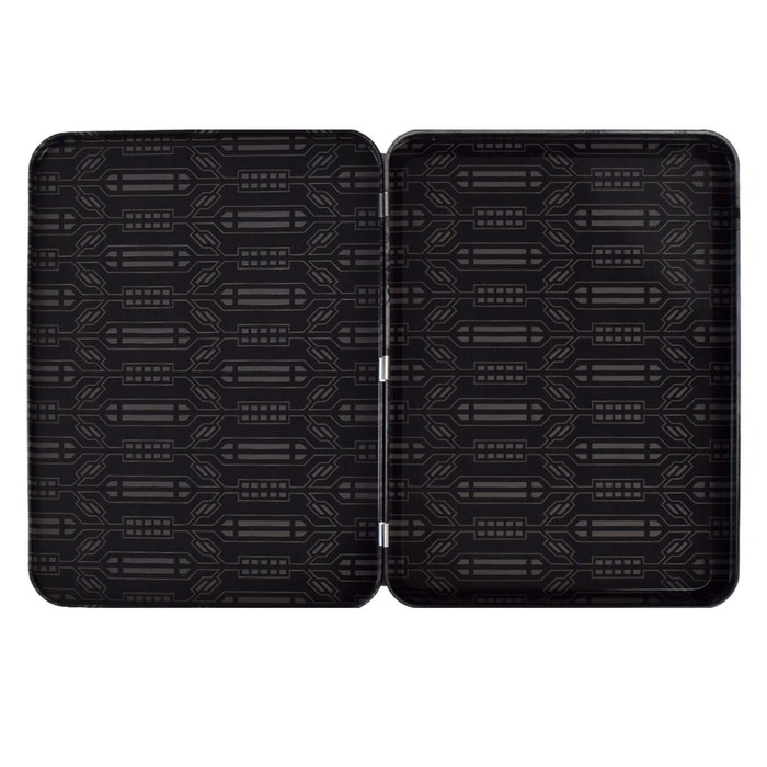 Пенал-футляр металлический 235 х 175 х 20 мм, Феникс "Роботы"