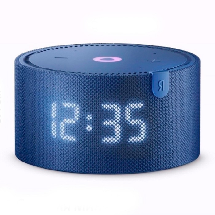 Умная колонка Умная колонка "Новая Яндекс Станция Мини" (YNDX-00020B), голосовой помощник Алиса,10Вт, с часами, синяя