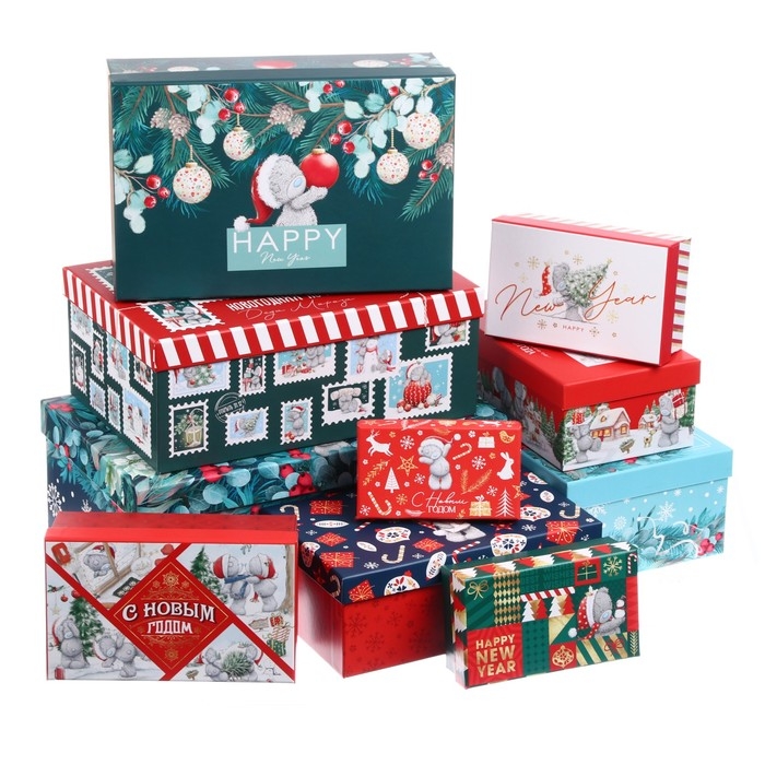 Новый год. Набор коробок 10 в 1 Новый год. Набор коробок 10 в 1 "С Новым годом", Me To You