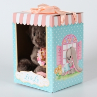 Мягкая игрушка &laquo;Li с цветами&raquo;, заяц, 25 см