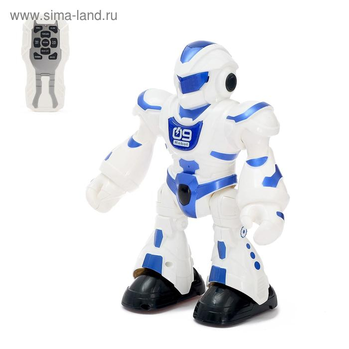 Робот радиоуправляемый &laquo;Танцор&raquo;, световые и звуковые эффекты, работает от батареек, цвета МИКС