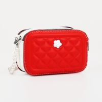 Сумка детская для девочки на молниях, цвет красный Сумка детская для девочки на молниях, цвет красный