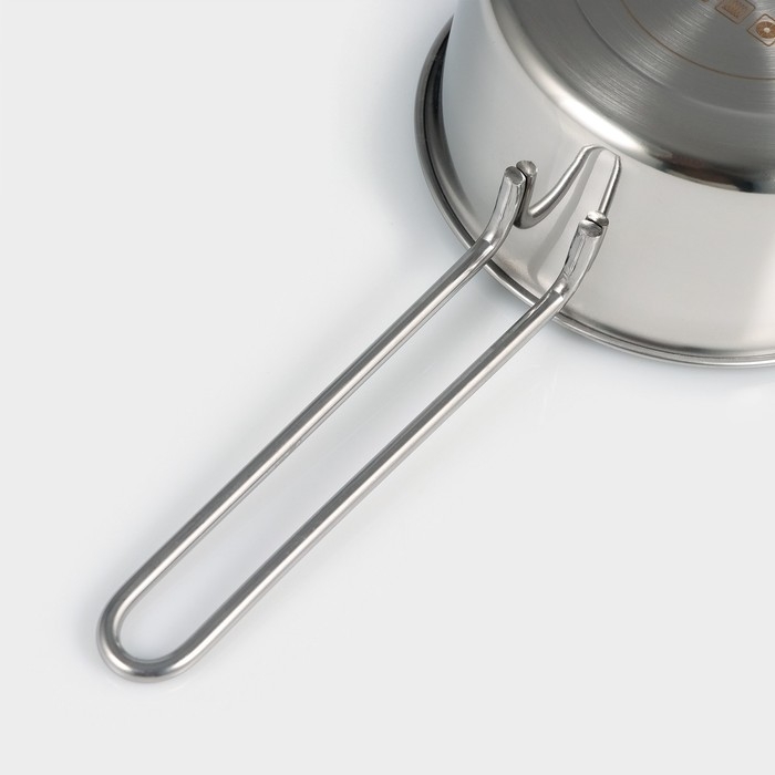 Ковш из нержавеющей стали &laquo;Грейт&raquo;, 0,9 л, индукция