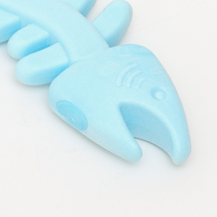 Игрушка плавающая "Рыбка" Пижон Premium, вспененный TPR, 10,5 см, голубая