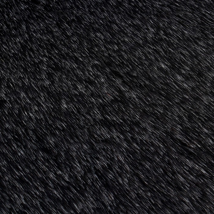 Лоскут &laquo;Мех&raquo; на трикотажной основе, 100 &times; 150 см, цвет меланж серый