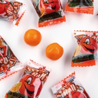 Жевательная резинка &laquo;Полный джингл белз&raquo; с начинкой и ароматом апельсина, 50 г.