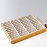 Подставка для украшений 35&times;24&times;5, 40 ячеек, цвет бежевый