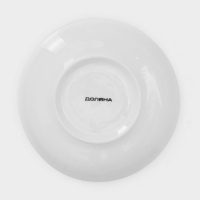 Сервиз фарфоровый чайный Доляна &laquo;Зайка&raquo;, 12 предметов: 6 чашек 250 мл, 6 блюдец d=15 см, цвет белый