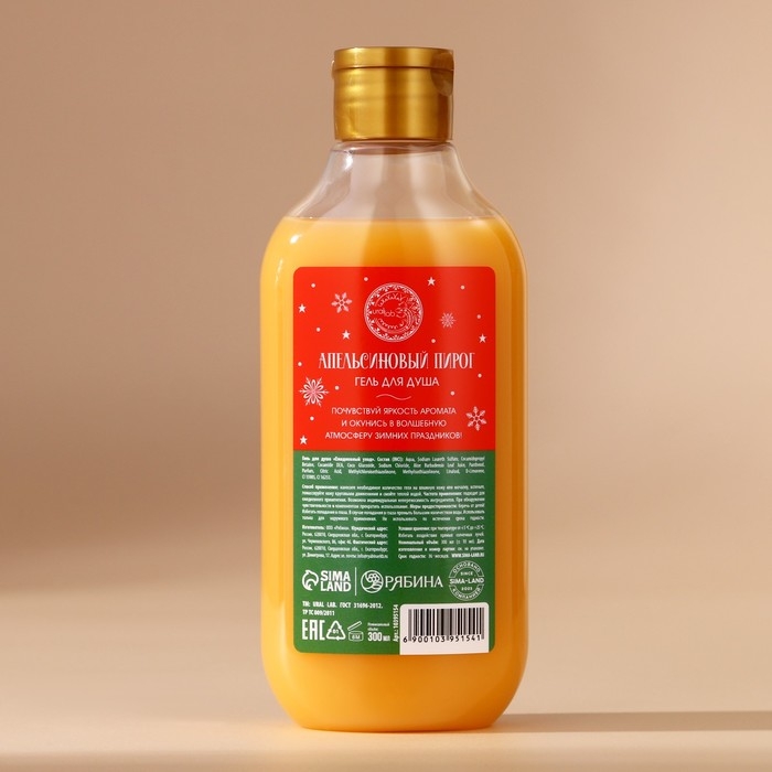 Подарочный набор косметики &laquo;Уют и тепло&raquo;, гель для душа 300 мл и бомбочки для ванны 4 х 40 г, Новый Год