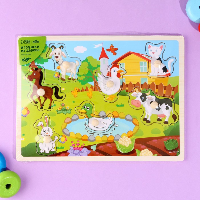 Рамка-вкладыш «Животные на ферме» Рамка-вкладыш «Животные на ферме»