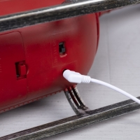 Светодиодная фигура &laquo;Вертолёт&raquo; 48 &times; 22 &times; 12 см, пластик, батарейки Cх3 (не в комплекте), USB, свечение тёплое белое