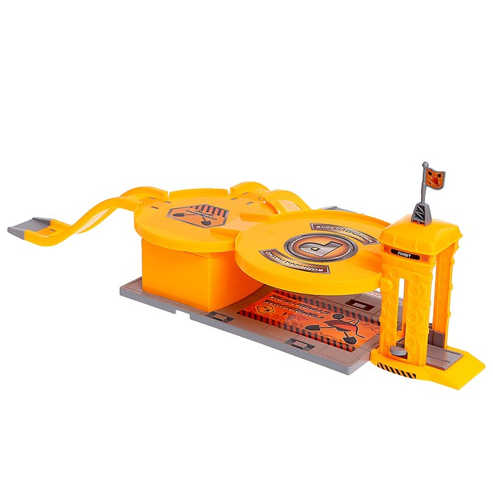 Парковка «Стройплощадка», с 3 металлическими машинами Парковка «Стройплощадка», с 3 металлическими машинами