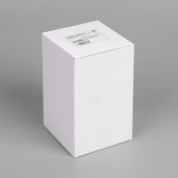 Светодиодная свеча бордовая, 7.5 &times; 12.5 &times; 7.5 см, воск, пластик, батарейки АААх2 (не в комплекте), свечение тёплое белое