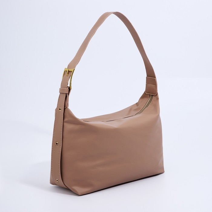 Сумка-мешок на молнии цвет бежевый Сумка-мешок на молнии цвет бежевый